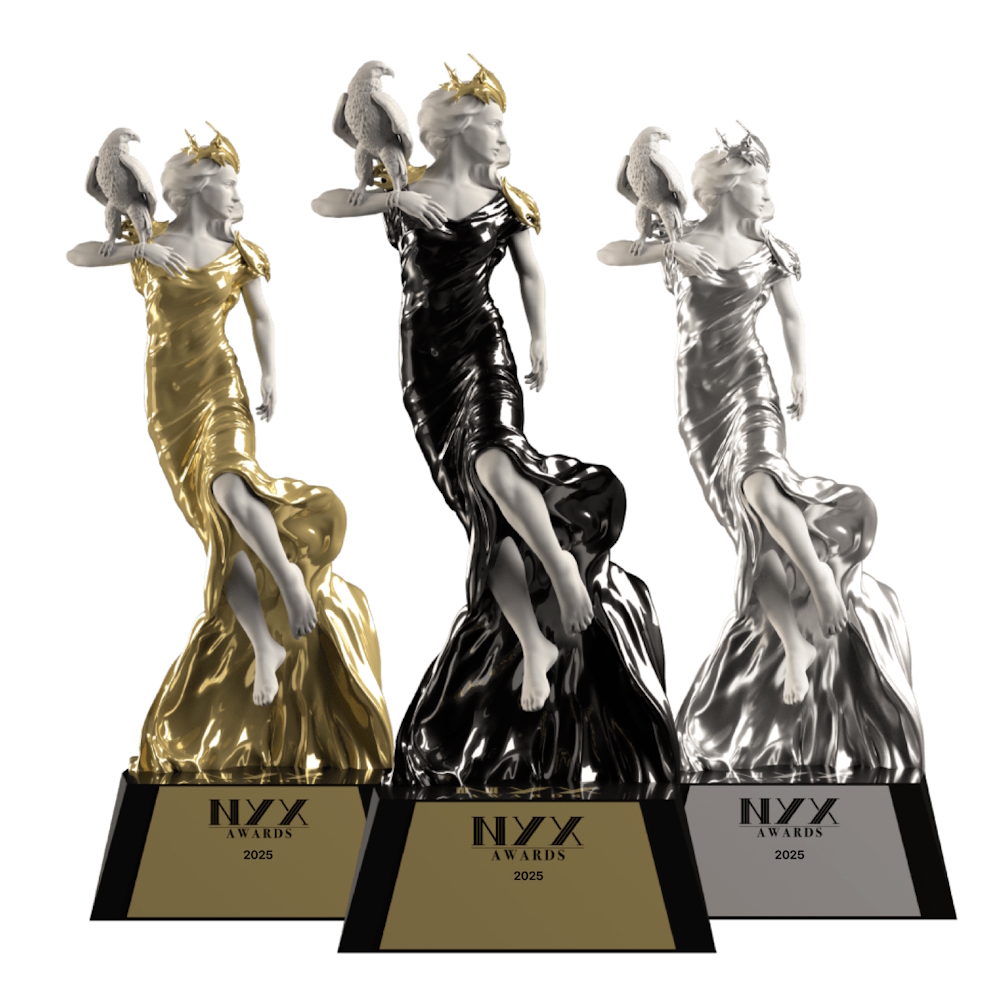 Winning Statuettes for NYX Macrom Awards, NYX Video Awards